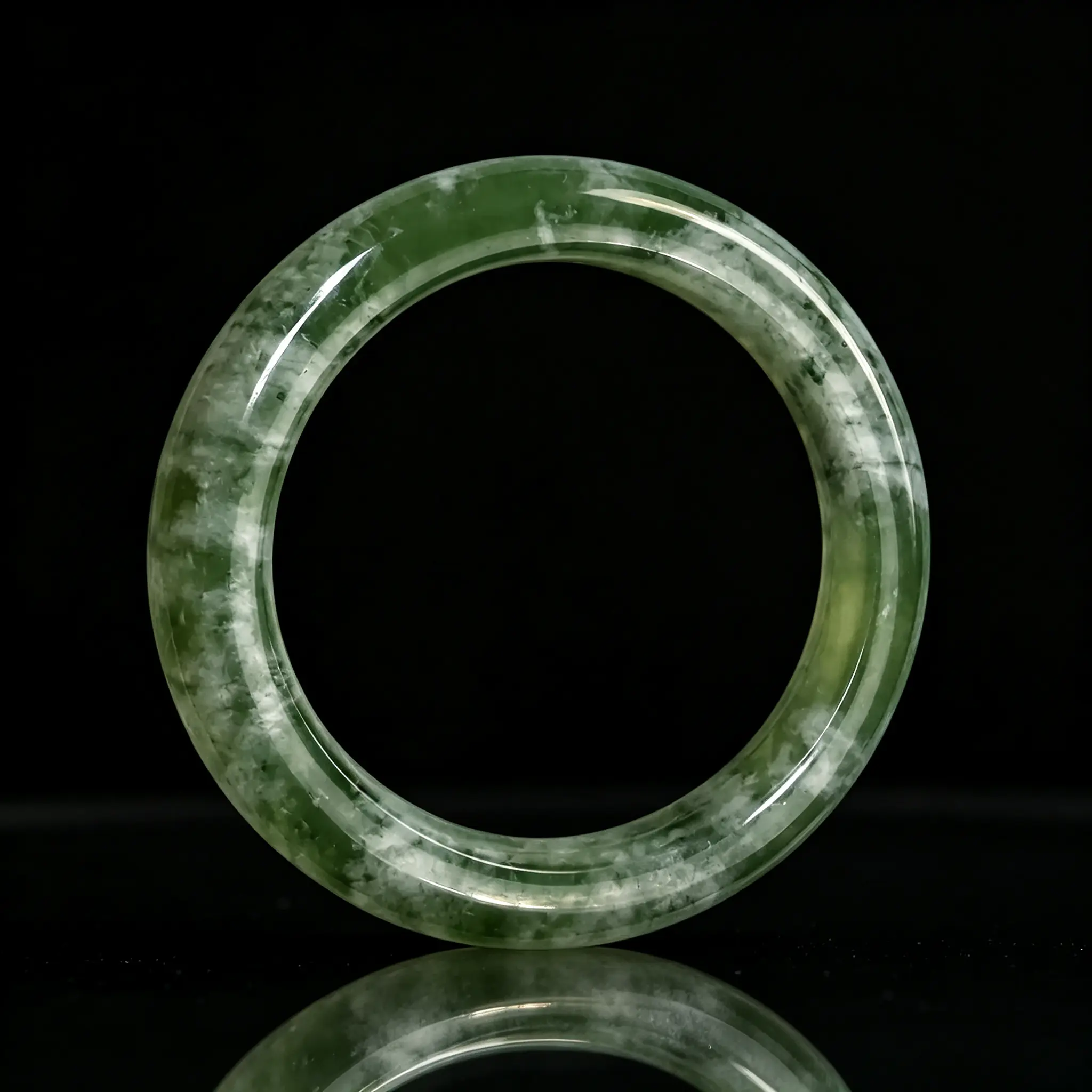 Green Grape Jade Bangle